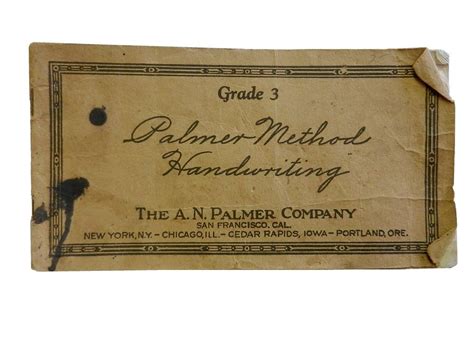 Palmer Method Handwriting: by A. N Palmer - Paperback - 1949. - from Cellar Stories Bookstore ...