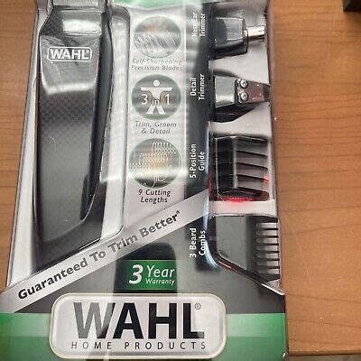 Wahl Triple Play Battery Operated Groomer 12pc set | eBay