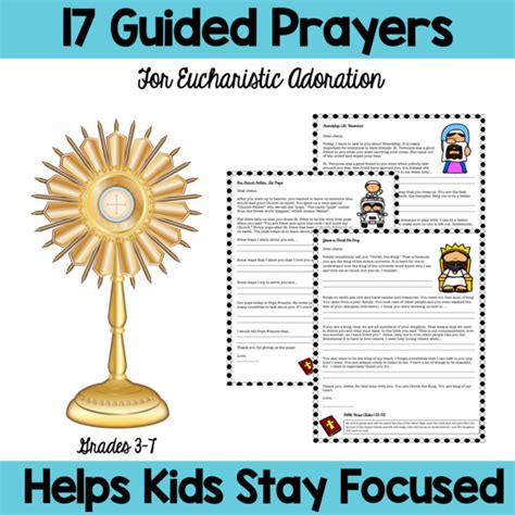 17 Guided Prayers for Eucharistic Adoration | Made By Teachers