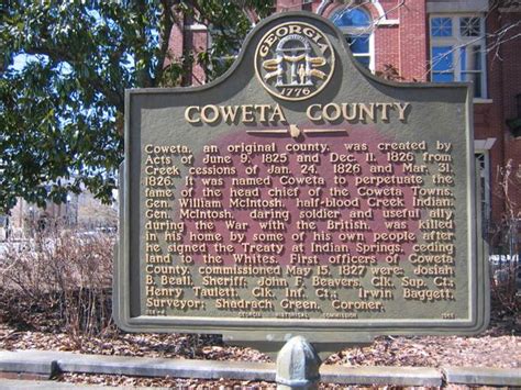 Newnan, GA : Coweta County Historic Marker - Coweta County Courthouse photo, picture, image ...