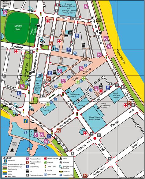 Sydney CBD map - Ontheworldmap.com