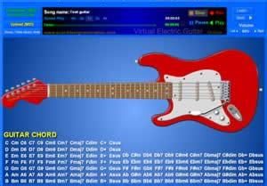 Virtual Electric Guitar online : Test Guitar