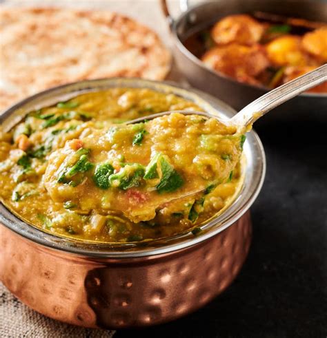 indian lentil curry with spinach - glebe kitchen