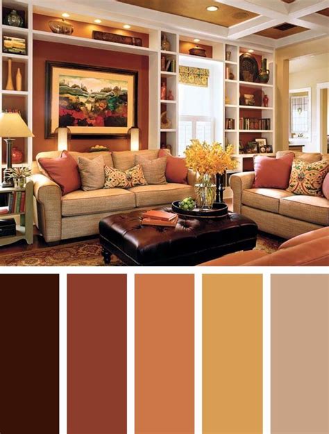 Color Scheme Idea for Living Room New Harvest Spice and Everything Nice in 2020 | Room color ...