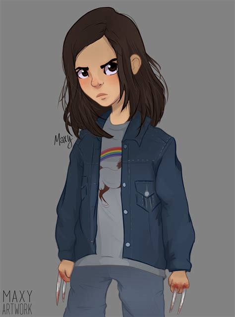 x-23 aka laura kinney fanart because WHAT A BADASS. Logan Laura ...