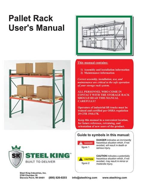 Pallet Rack User Manual | Steel King Industries, Inc.