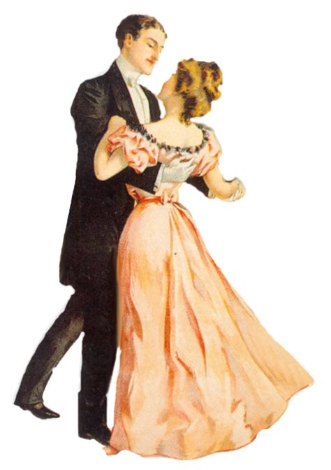 Victorian dancing couple scrap ~ jinifur on DeviantArt Fashion Illustration Vintage, Couple ...