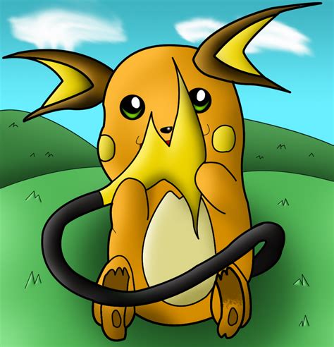 Raichu Colored by Quantum-Art on DeviantArt