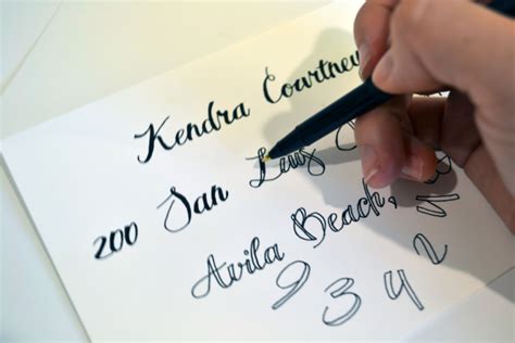 Easy DIY Calligraphy for Your Wedding Invitations - Miss Bizi Bee