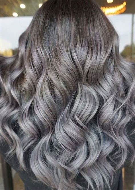 Bluish Grey Hair Color / Steel battleship gray is a compelling color ...