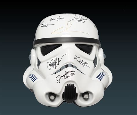 Charity Auction for STAR WARS Stormtrooper Helmet Signed by George ...