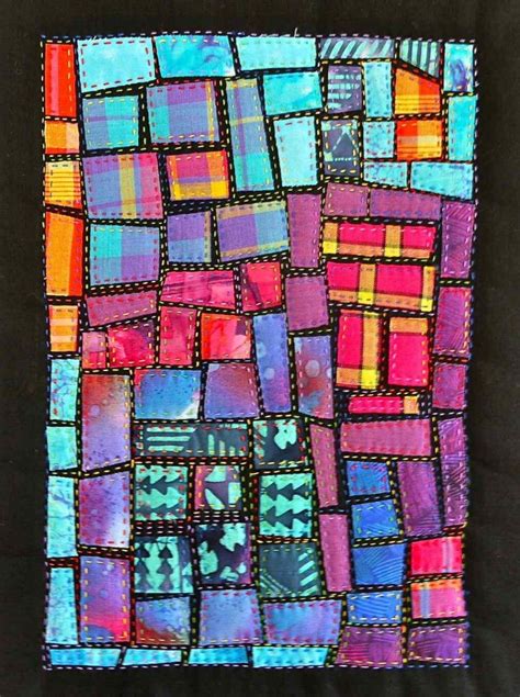 Here are 30 free patterns for Stained Glass quilts! What could be more ...