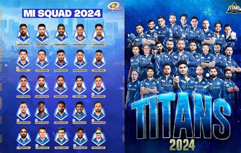 GT or MI - which team has the better IPL 2024 squad?