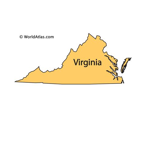 Virginia State Map For Kids - Map