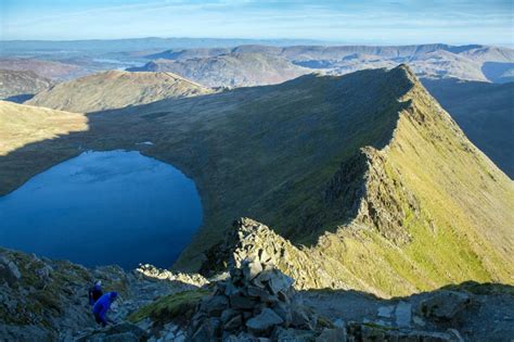 grough — Helvellyn walkers rescued after getting stuck on Striding Edge