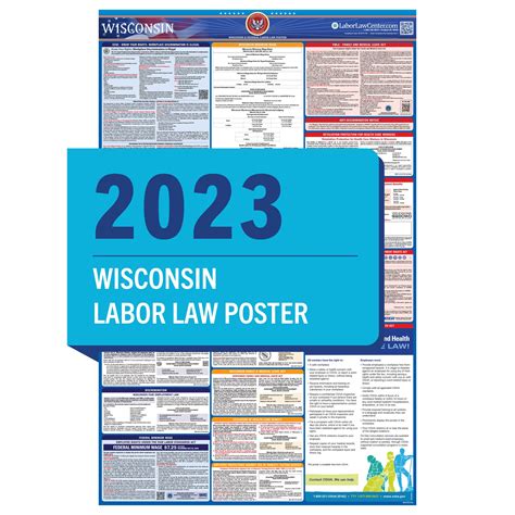 Wisconsin & Federal Labor Law Posters - Unlaminated