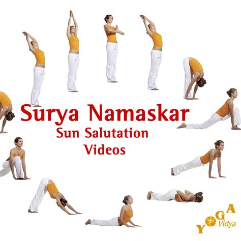 Surya Namaskar Sun Salutation - Variations for Beginners and Advanced - Yoga Vidya Video ...