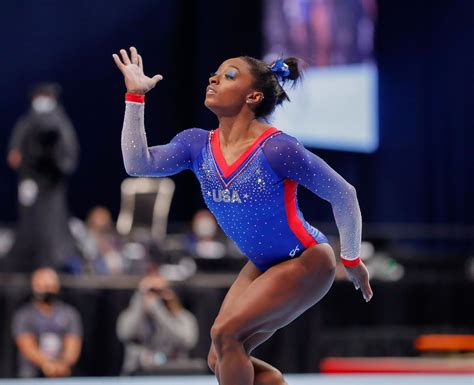 Simone Biles in Leotards: Best Photos in Gymnastics Uniforms | Life & Style