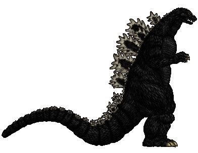 Godzilla 1995 (Birth Ver.) in the style of Daikaiju Battle Royale ...