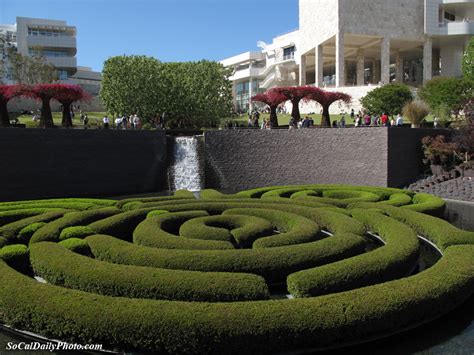 Getty Center Museum Garden Maze | Southern California Daily Photo