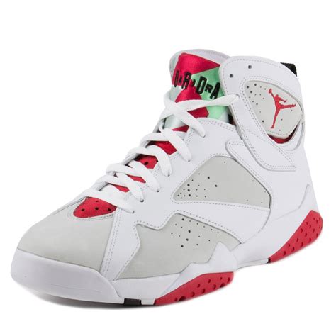 Air Jordan - Nike Mens Air Jordan 7 Retro "Hare" White/True Red-Light Silver 304775-125 ...