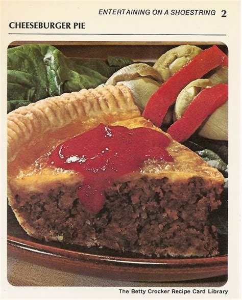 Cheeseburger Pie | Betty crocker recipes, Cheeseburger pie, Betty crocker recipe cards