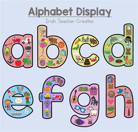 Mash > Infants > Alphabet Display (Pre-cursive version included!)