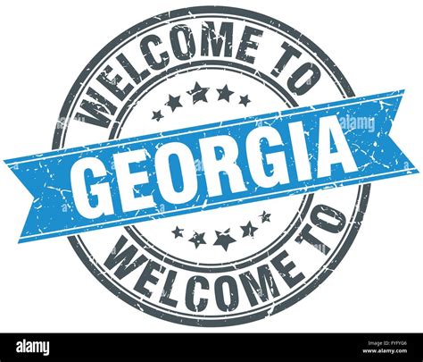 Georgia welcome sign Stock Vector Images - Alamy