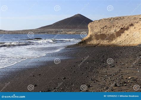 El Medano, beach stock photo. Image of sand, tenerife - 12994252