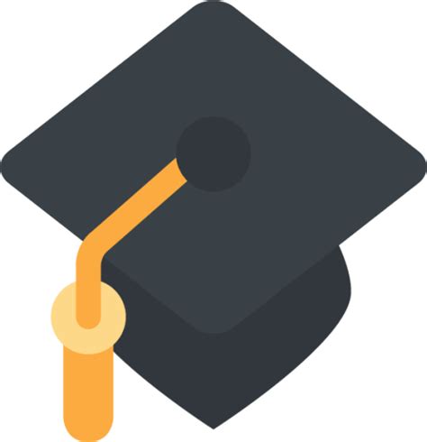 "graduation cap" Emoji - Download for free – Iconduck