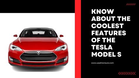 Know About The Coolest Features Of The Tesla Model S