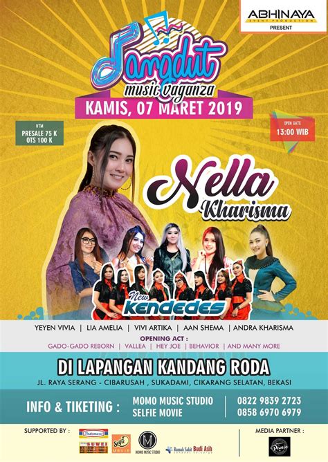 Poster Dangdut Music Vaganza - Agen87