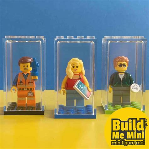 Minifigure Display Box – Many Colours Available | Build Me Mini