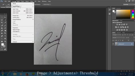 Make a digital signature in Photoshop | Photoshop, Digital signature ...