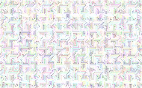 Clipart - Prismatic Circuit Board Pattern No Background