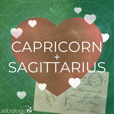 Capricorn and Sagittarius Compatibility - astrology.TV