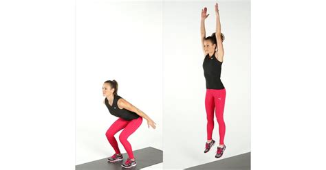 Circuit 1, Move 2: Jump Squats | Bodyweight HIIT Workout | POPSUGAR ...