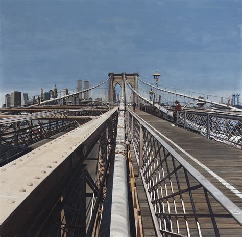 Richard Estes. Brooklyn Bridge. 1991. Realism. Flatiron Building ...