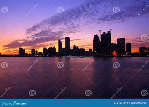 Night view in of China stock image. Image of economy - 21871219