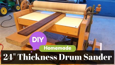 Diy Thickness Sander - Diy Homemade Drum Sander Woodbrew : I am using a ...