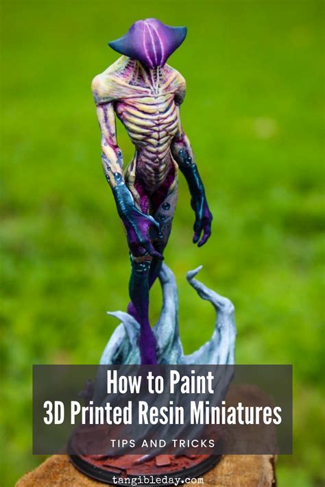 How do you paint a resin 3D printed miniature or model? If you were looking to 3D print D&D ...