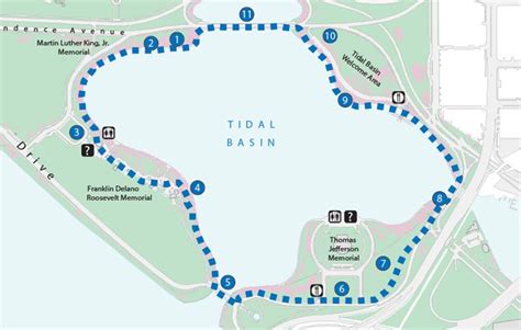 Tidal Basin Loop Trail - Cherry Blossom Festival (U.S. National Park ...