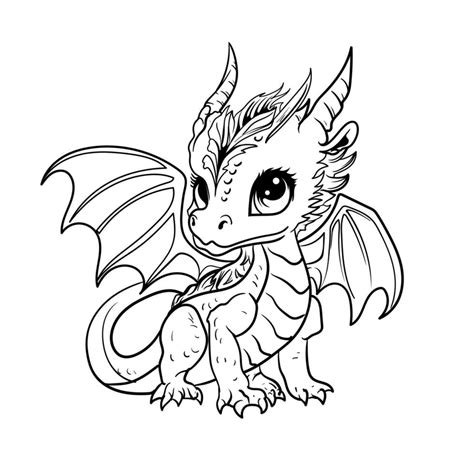 How To Draw A Cute Dragon Easy