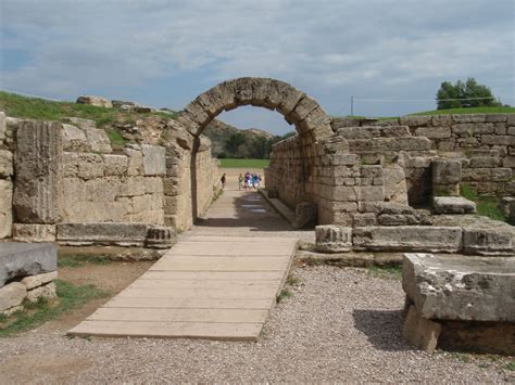 Entrance to old ancient Olympic stadium - Athens, Greece | Ancient ...