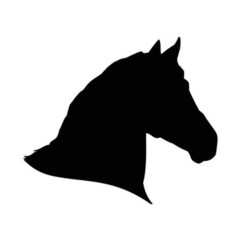 Horse Head Silhouette 5154669 Vector Art at Vecteezy