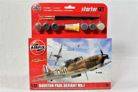 Airfix Starter Set 1:72 Scale Model Kits Including Paints, Glue and Brush | eBay