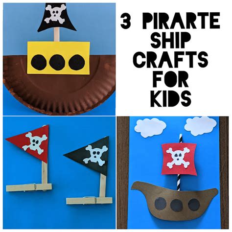 Top 3 Easy Pirate Ship Crafts for Kids - Crafting A Fun Life