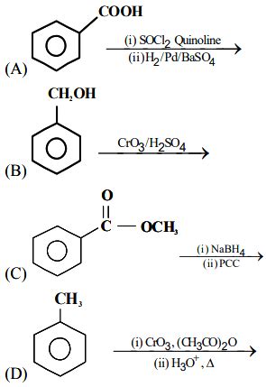 Which of the following reactions will yield benzaldehyde as a product? - Sarthaks eConnect ...