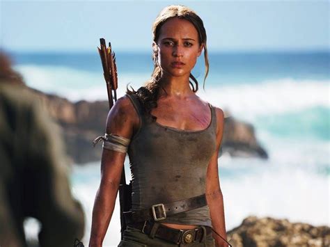 Alicia Vikander as Lara Croft in 'Tomb Raider' workout routines: WATCH ...