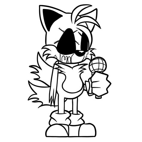 How To Draw Soul Tails Friday Night Funkin Fnf Vs Sonic Exe The ...